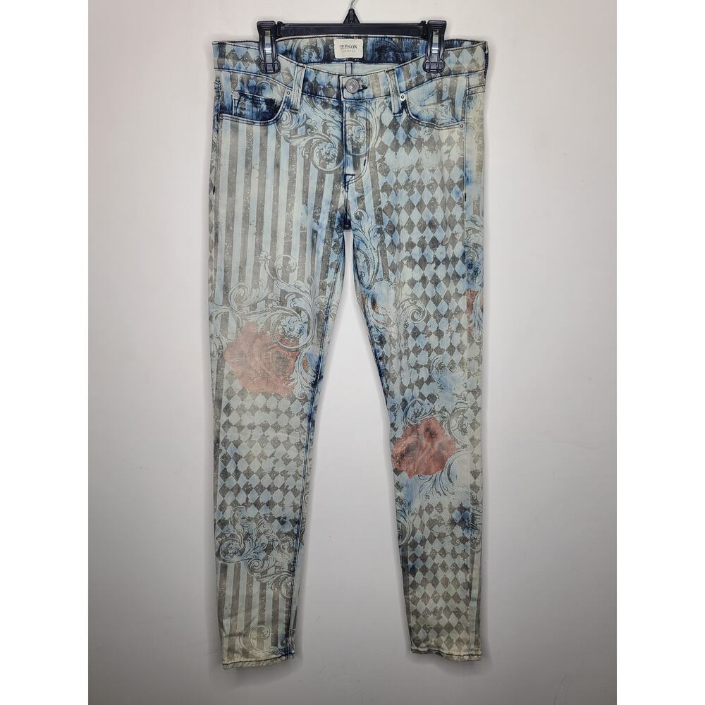 Hudson Kristina super skinny rocker jeans with roses - 27